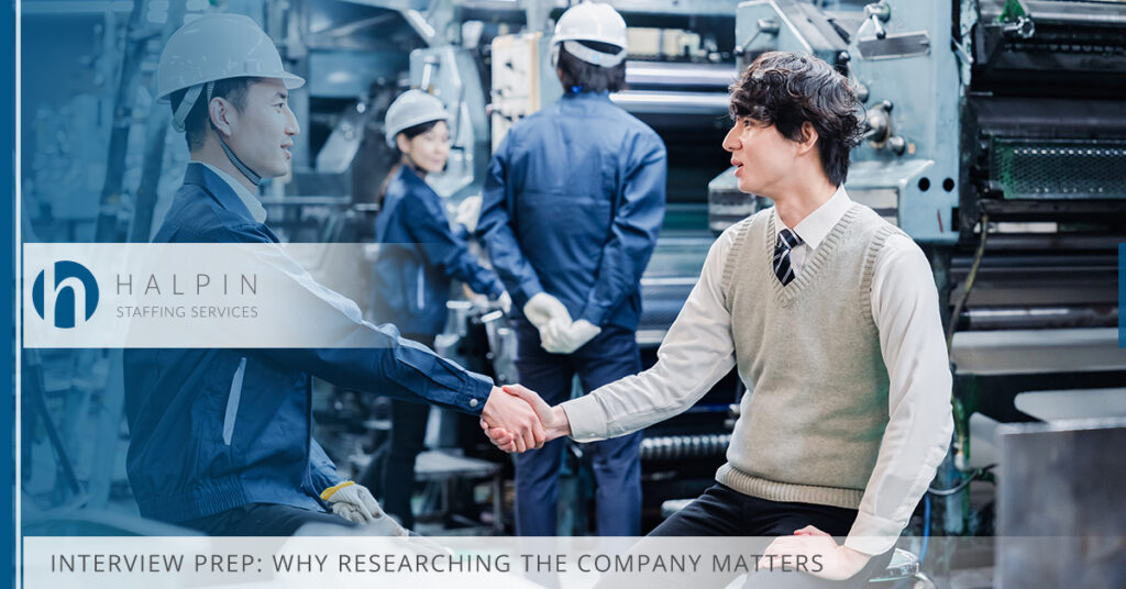 Interview Prep: Why Researching the Company Matters | Halpin Staffing Services